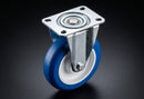 125mm Fixed Castor – Polyurethane Wheel on Nylon Centre
