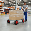 Premium 200mm Diameter Heavy Duty Rubber Tyre with 205Kg Load Capacity and Durable Polyurethane Center