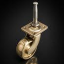 29mm Brass Swivel Castor – Peg & Socket Fitting