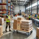 100mm Braked Swivel Bolt Hole Castor | Anti-Static Polyurethane | 150kg Capacity