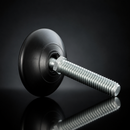 55mm Tilting Adjustable Levelling Foot – M8 x 75mm Thread