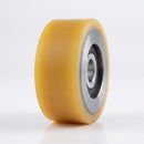 60mm Yellow Polyurethane Guide Roller – 20mm Bore