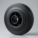 80mm Black Rubber Wheel with 70kg Load Capacity