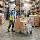 100mm Braked Swivel Bolt Hole Castor | Anti-Static Polyurethane | 125kg Capacity