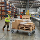 100mm Swivel Bolt Hole Castor | Anti-Static Grey Polyurethane Wheel | 125kg Load Capacity