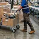 125mm Braked Swivel Bolt Hole Castor | Aluminium Centre | Ball Bearing | 200kg Capacity