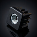50 x 50mm M16 Metal Thread Heavy Duty Ribbed Insert
