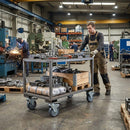 100mm Braked Swivel Bolt Hole Castor | Grey TPR Wheel | 100kg Capacity