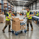 100mm Swivel Bolt Hole Castor | Blue Elastic Nylon | 200kg Capacity