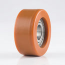50mm Polyurethane Guide Roller – 17mm Bore, 18mm Tread
