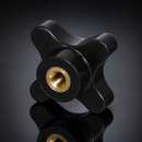 Through Thread Handwheel M10 x 60mm Diameter