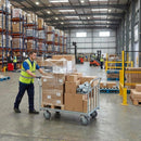 100mm Swivel Bolt Hole Castor | Anti-Static Grey Polyurethane | 150kg Load Capacity