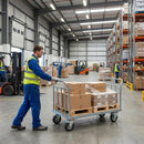 125mm Braked Swivel Bolt Hole Castor | Aluminium Centre | Ball Bearing | 200kg Capacity