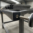 40 x 40mm Square Metal Threaded Tube Insert - M12 Thread
