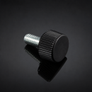 Male Thumbscrew Knob M4 x 15mm Thread Length