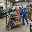 100mm Swivel Bolt Hole Castor | Anti-Static Grey Polyurethane | 150kg Load Capacity