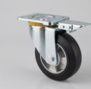 125mm Directional Lock Castor Rubber on Aluminium 300kg Load Capacity