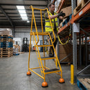 Warehouse Safety Ladder 4 Steps 2.52m Anti-Slip