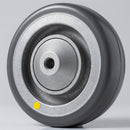 80mm Electro Conductive Rubber Wheel - 100kg Load Capacity