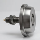 85mm Single Flanged Steel Wheel with Stub Axle