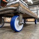 150mm Polyurethane Wheel - 15mm Bore, 400kg Load Capacity