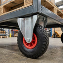 260mm Fixed Puncture Proof Castor - 120kg Load Capacity