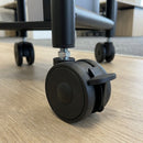 50mm Braked Twin Wheel Castor M8x15 for Light-Duty Applications