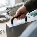 Black Aluminium Bridge Handle 96mm with M5 Thread