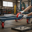 Premium 125mm Diameter Polyurethane Tyred Wheel with Nylon Centre and 300Kg Load Capacity