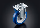 200mm Fixed Castor – Polyurethane Wheel on Nylon Centre