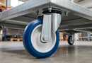 150mm Swivel Castor – Polyurethane Wheel, Nylon Centre