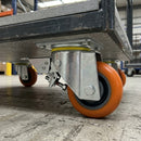 125mm Braked Castor Polyurethane