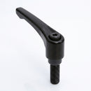 Male Adjustable Indexed Clamping Handle M12 50mm Thread