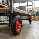 400mm Heavy Duty Rubber Wheel - 25.4mm Bore, 500kg Capacity