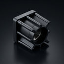 40 x 40mm Square Metal Threaded Tube Insert – M20 Thread