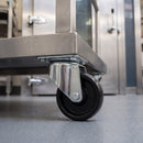 100mm High Temperature Swivel Castor Black Phenolic Wheel Top Plate 125kg Load Capacity