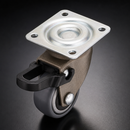 25mm Braked Furniture Castor – Soft Grey Wheel