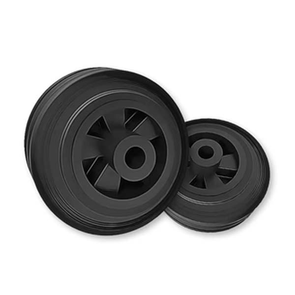 330mm Plastic Centered Industrial Trolley Wheel (1" Bore)