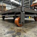 50mm Polyurethane Guide Roller – 12mm Bore, 15mm Tread