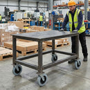 125mm Grey Rubber Tyre | 100kg Load Capacity | 15mm Roller Bearing