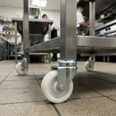 75mm Bolt Hole Nylon Castors - 70kg Load Capacity