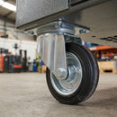 200mm Swivel Castors with Anti Static Rubber Wheel