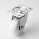 125mm Swivel Castor White Nylon Wheel Ball Bearing Top Plate 700kg Load Capacity 2