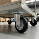 150mm Pressed Steel Swivel Castor – 130kg Load Capacity