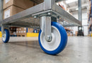 150mm Fixed Castor - Polyurethane Wheel on Nylon Centre