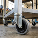 60mm Swivel Bolt Hole Castor – 65kg Load Capacity
