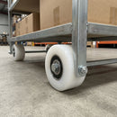 82 x 100mm Nylon Pallet Roller - 20mm Bore