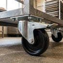 200mm High Temp Castors with Brake & Phenolic Wheel