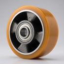 160mm Polyurethane Wheel - 12mm Bore, 800kg Load Capacity
