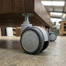 65mm Twin Wheel Furniture Castor with M10×15mm Stem